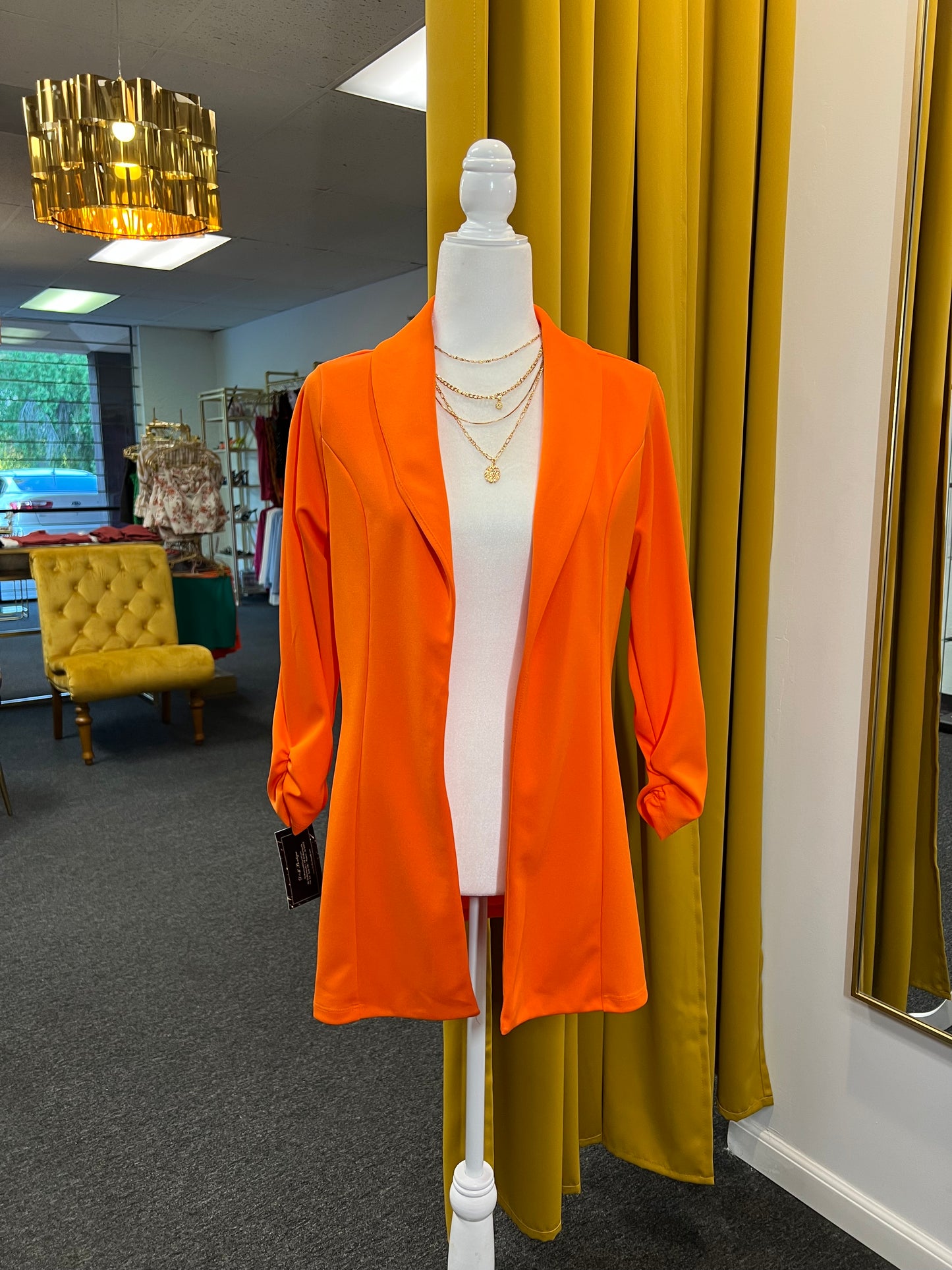 Orange Blazer